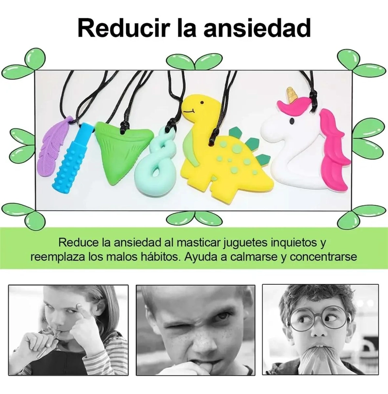 COLLARES SENSORIALES 6 PIEZAS PARA AUTISMO - 5
