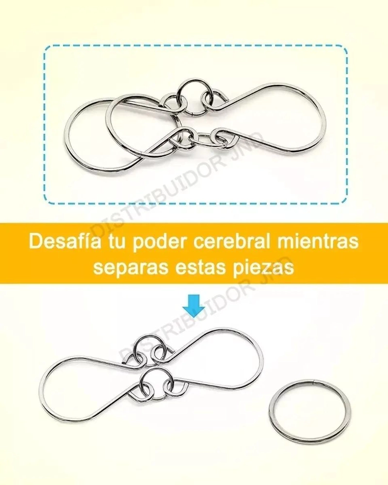 JUEGO DE 24 PIEZAS ROMPECABEZAS DE METAL - 5