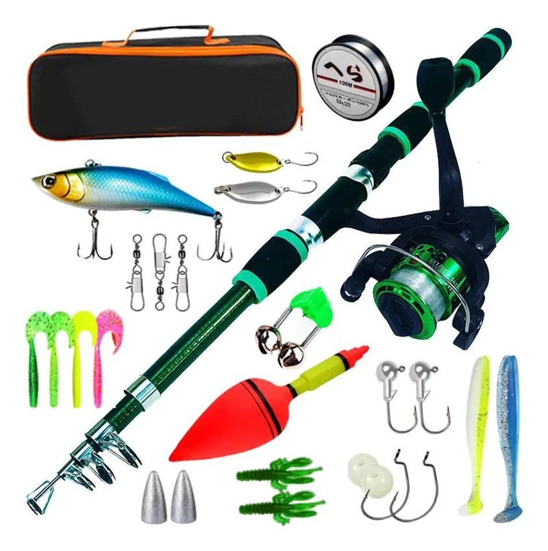 KIT DE PESCA COMPLETO 1.8M CON ACCESORIOS - 1