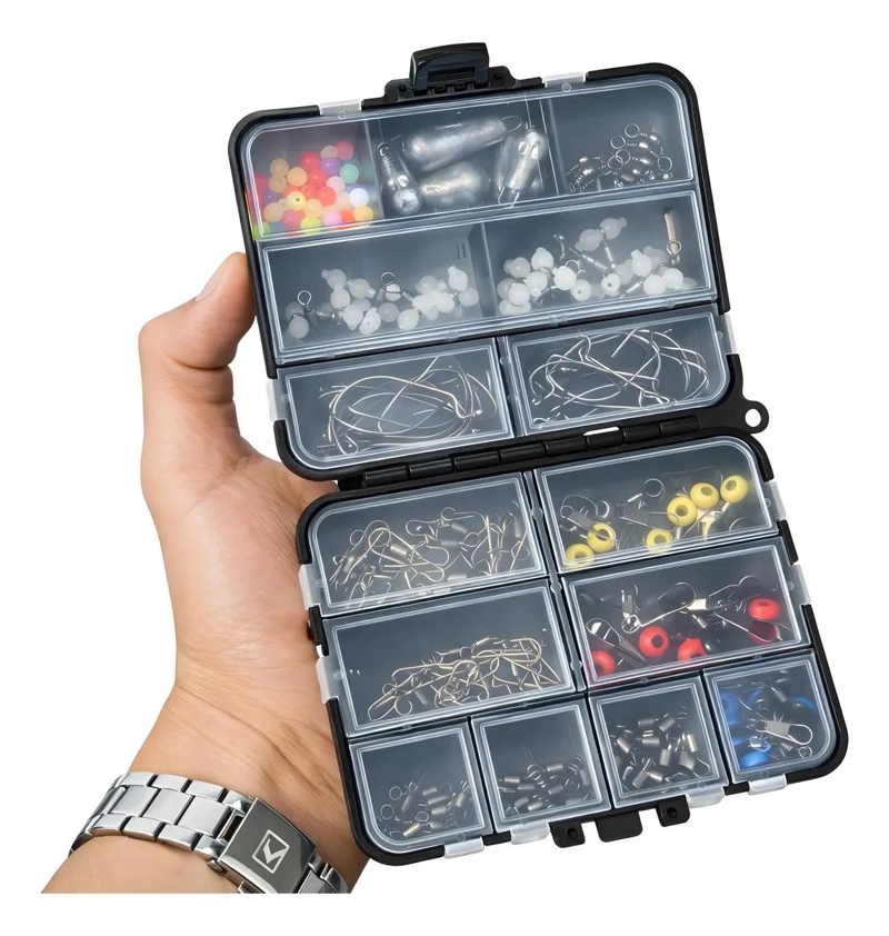 KIT ORGANIZADOR DE SEÑUELOS Y ANZUELOS 191 PIEZAS - 2