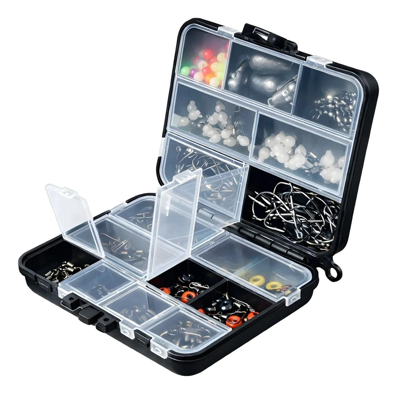 KIT ORGANIZADOR DE SEÑUELOS Y ANZUELOS 191 PIEZAS - 3