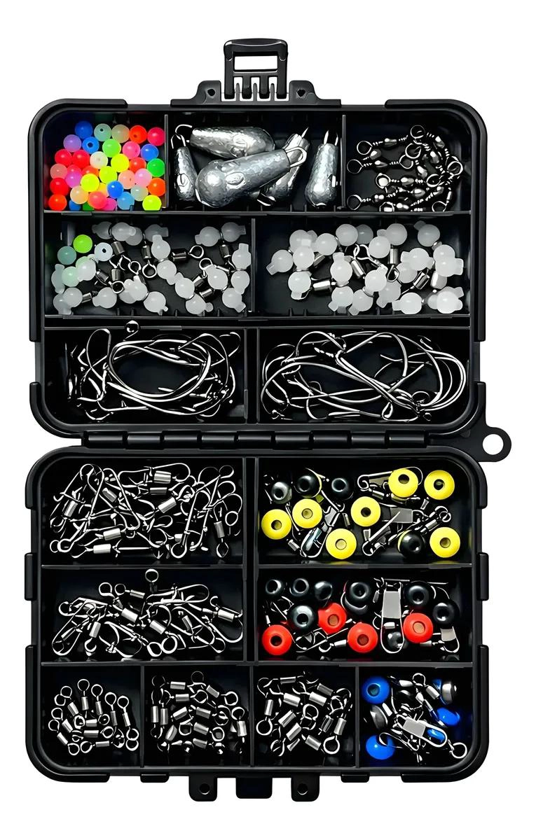 KIT ORGANIZADOR DE SEÑUELOS Y ANZUELOS 191 PIEZAS - 5