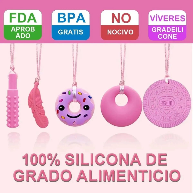 COLLAR SENSORIAL 5 PIEZAS PARA AUTISMO - 3
