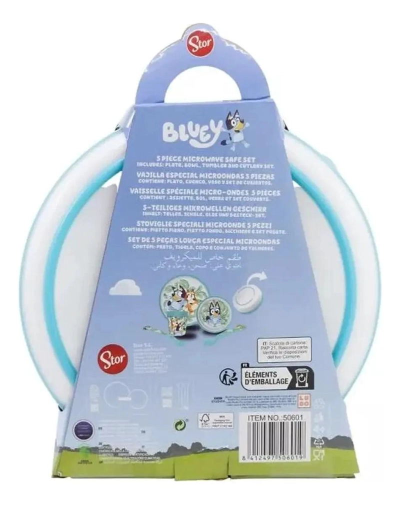 SET VAJILLA DESAYUNO 5 PIEZAS POLIPROPILENO BEBE S - 3