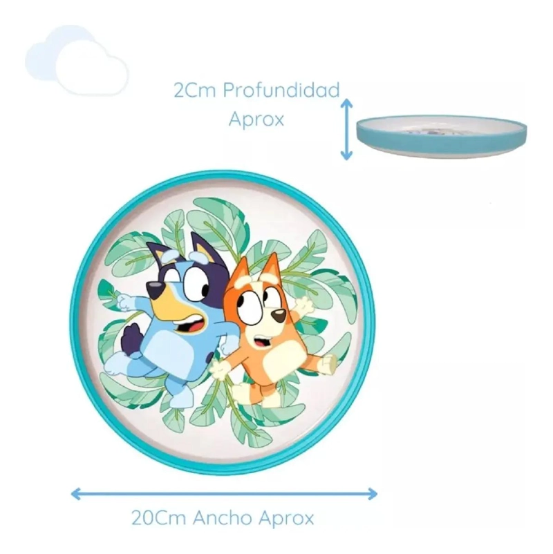 SET VAJILLA DESAYUNO 5 PIEZAS POLIPROPILENO BEBE S - 5