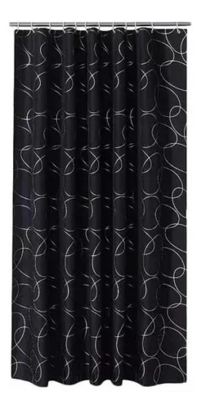 CORTINA DE BAÑO IMPERMEABLE 180X200 CM - 2