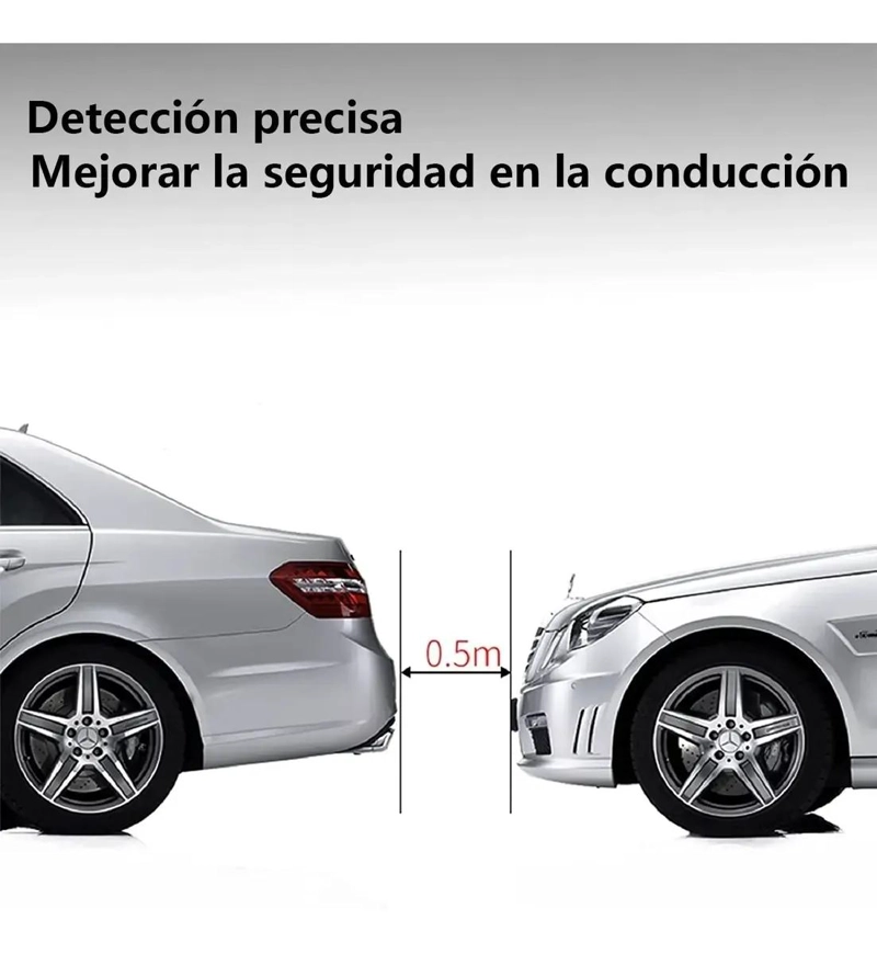 SENSOR DE RETROCESO PARA AUTO CON DISPLAY COMPLETO - 4