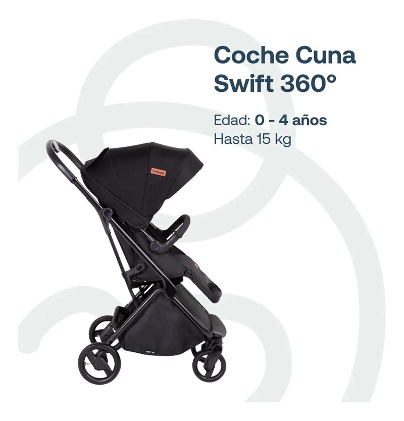 COCHE DE PASEO TRAVEL SYSTEM 360 NEGRO - 2