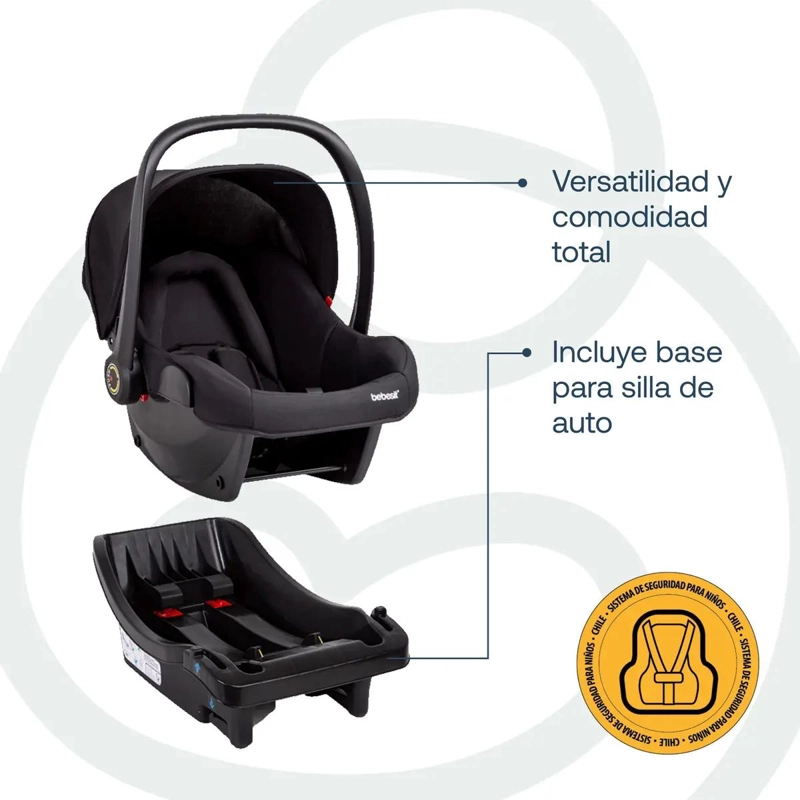 COCHE DE PASEO TRAVEL SYSTEM 360 NEGRO - 4