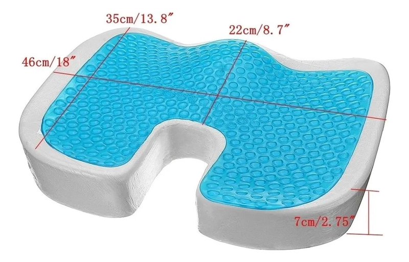 COJIN ASIENTO ORTOPE DICO GEL ERGONOMICO - 4
