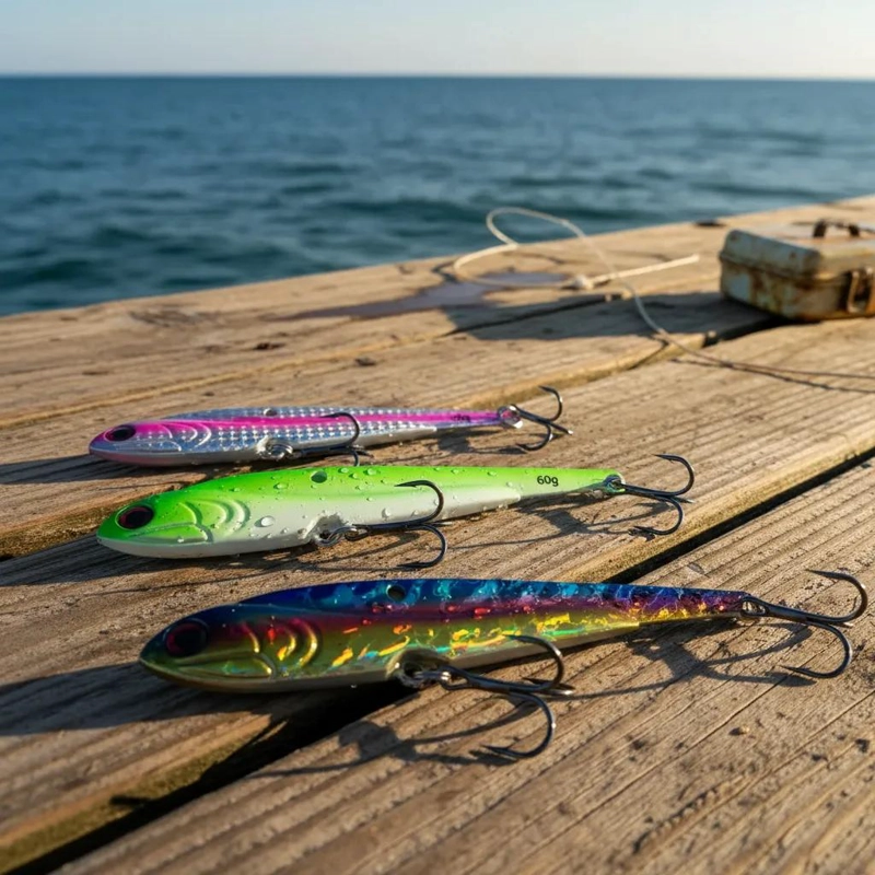 SEÑUELO DE PESCA CORVINA METAL VIB 60G Y 70G - 2
