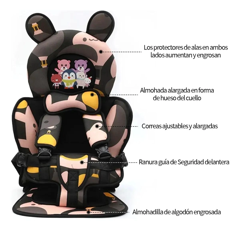 ASIENTO DE SEGURIDAD PLEGABLE PARA BEBE - 2