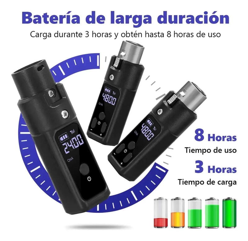 TRANSMISOR Y RECEPTOR PARA MICROFONO INALAMBRICO - 2