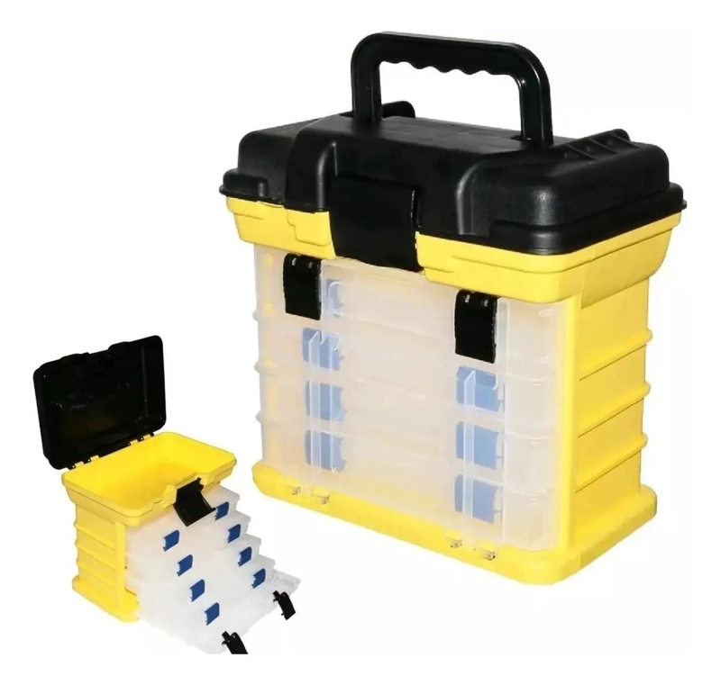 CAJA ORGANIZADORA PARA PESCA 26X27CM - 1