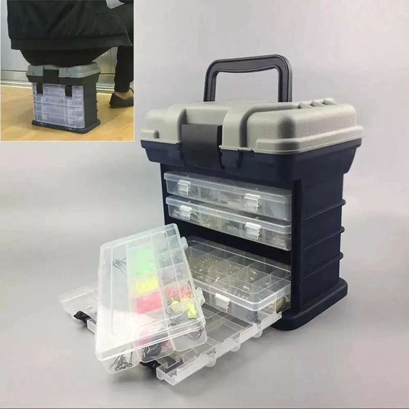 CAJA ORGANIZADORA PARA PESCA 26X27CM - 4