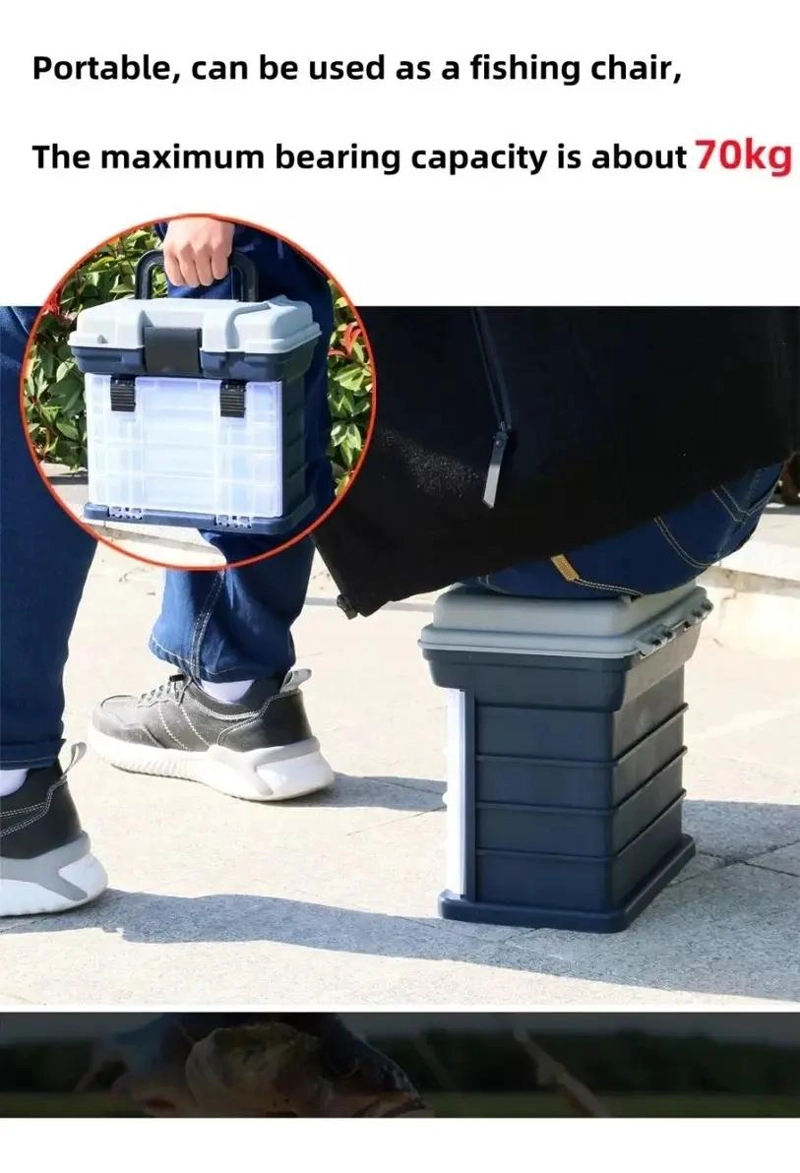 CAJA ORGANIZADORA PARA PESCA 26X27CM - 5