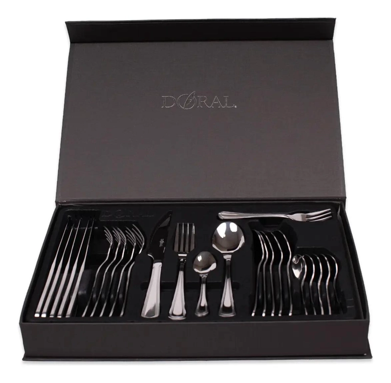 JUEGO DE CUCHILLERIA 30 PIEZAS PLATEADO - 2