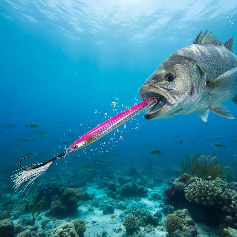 SEÑUELO JIG PESCA CORVINA 60 GR PACK 3 - 2