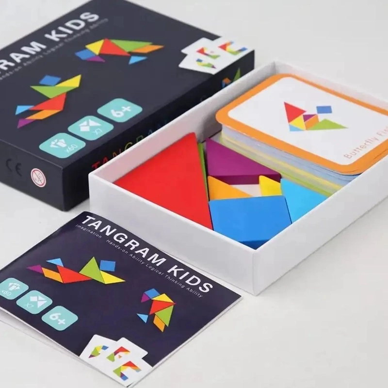 TANGRAM ROMPECABEZAS INFANTIL JUEGO MONTESSORI - 2