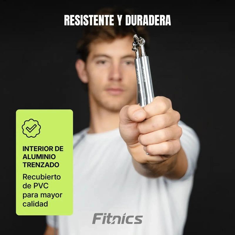 CUERDA DE SALTAR AJUSTABLE PARA CROSSFIT - 3