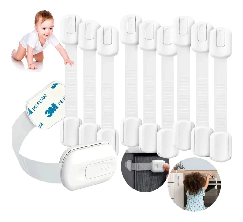 10 PROTECTORES DE SEGURIDAD PARA PUERTAS DE REFRIGERADOR - 1