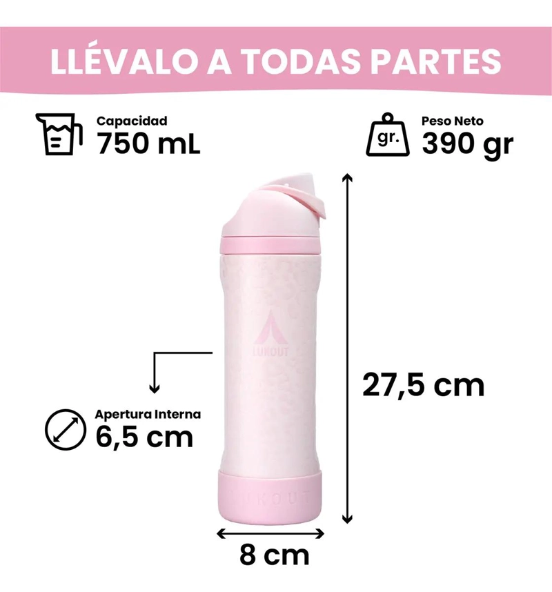 TERMO TE RMICO AGUA 750ML DOBLE BOMBILLA - 3