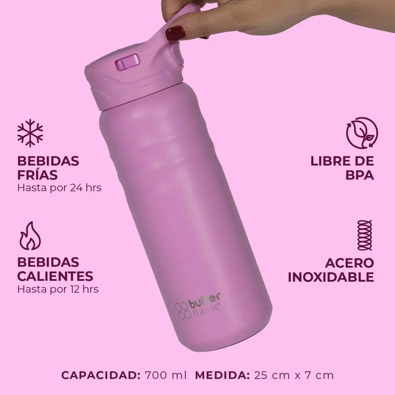 TERMO BOTELLA TE RMICA 700ML ACERO INOXIDABLE - 3