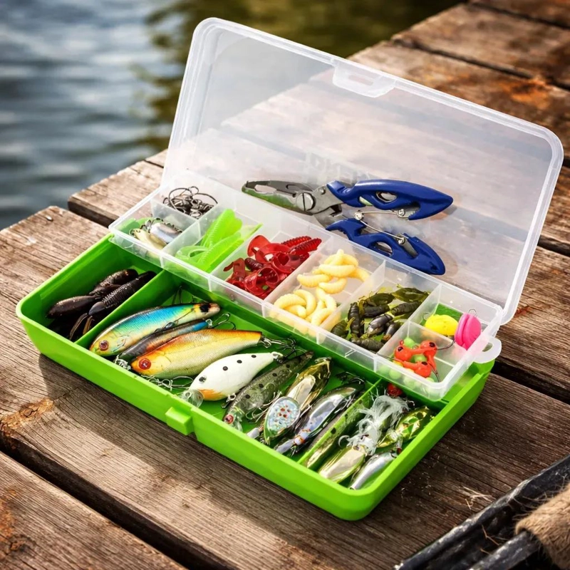 KIT DE SEÑUELOS PARA PESCA 101 PIEZAS - 2