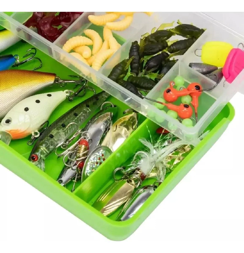 KIT DE SEÑUELOS PARA PESCA 101 PIEZAS - 5