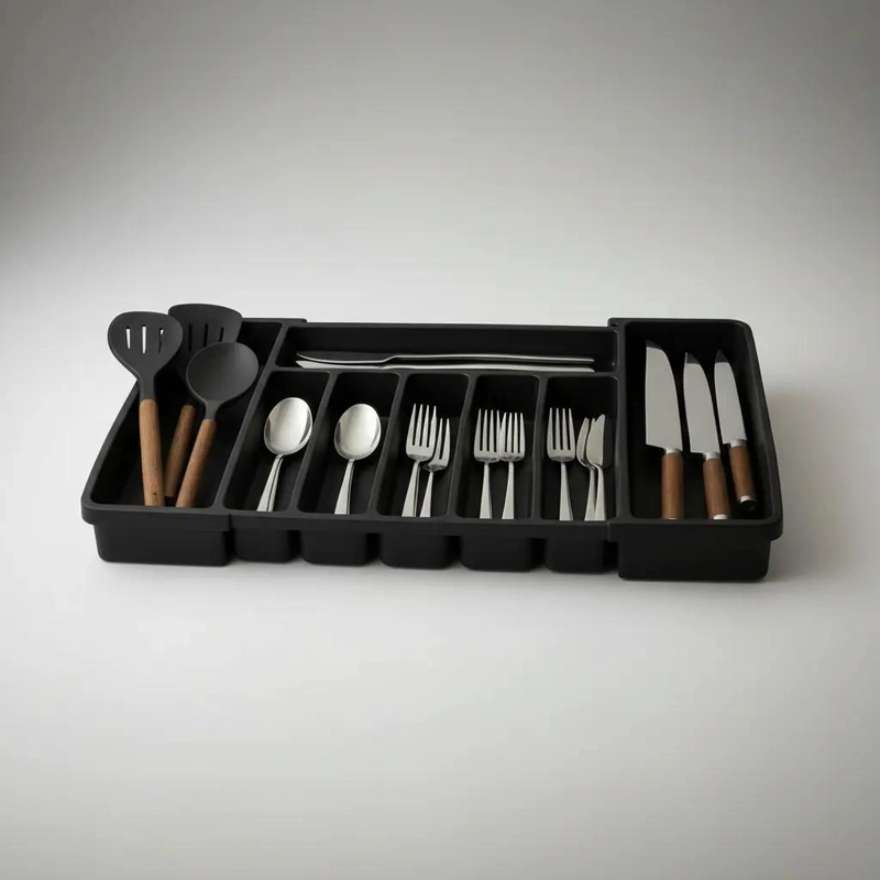 ORGANIZADOR EXPANDIBLE PARA CUBIERTOS DE COCINA - 5