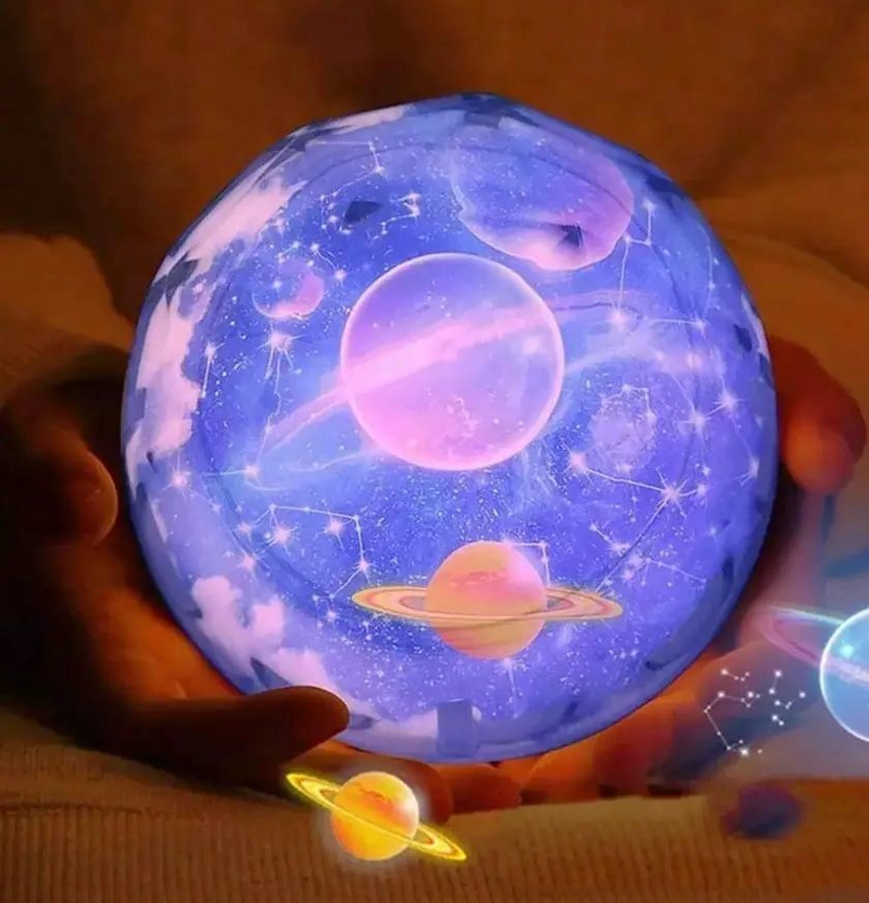 PROYECTOR DE ESTRELLAS Y PLANETAS GIRATORIO - 2