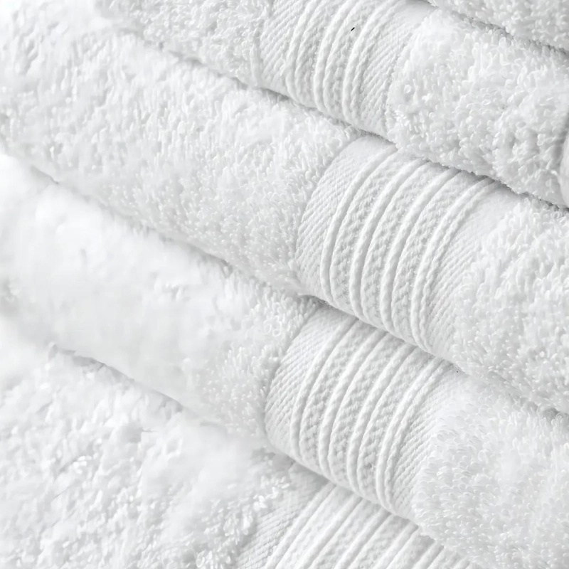 TOALLAS DE ALGODON BLANCO ABSORBENTES PARA BAÑO - 3
