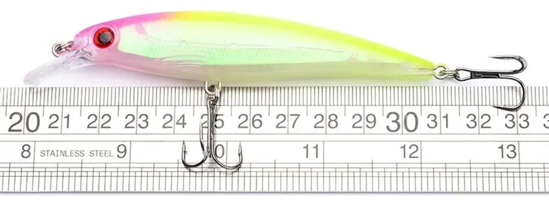 SEÑUELO DE PESCA 11CM CON 2 GANCHOS TRIPLE - 4