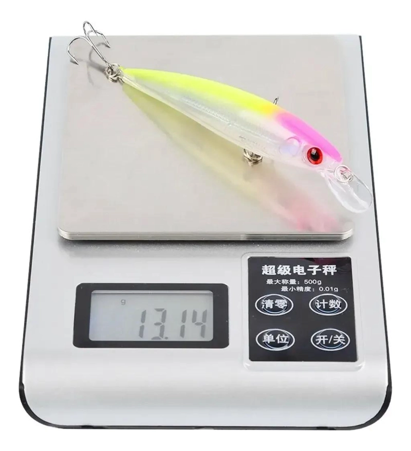 SEÑUELO DE PESCA 11CM CON 2 GANCHOS TRIPLE - 5