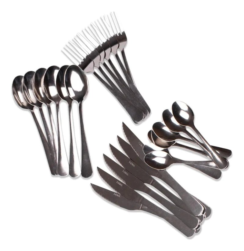 JUEGO DE CUCHILLOS 24 PIEZAS 1.5 MM PLATEADO - 3