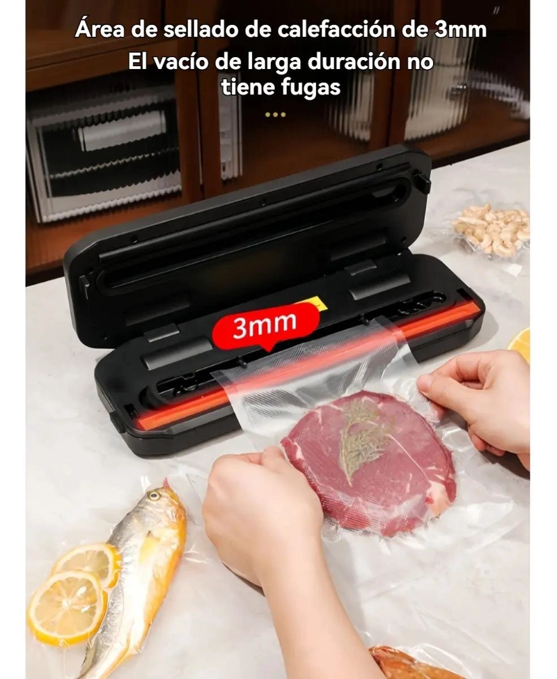 MAQUINA SELLADORA VACIO CON 20 BOLSAS - 5