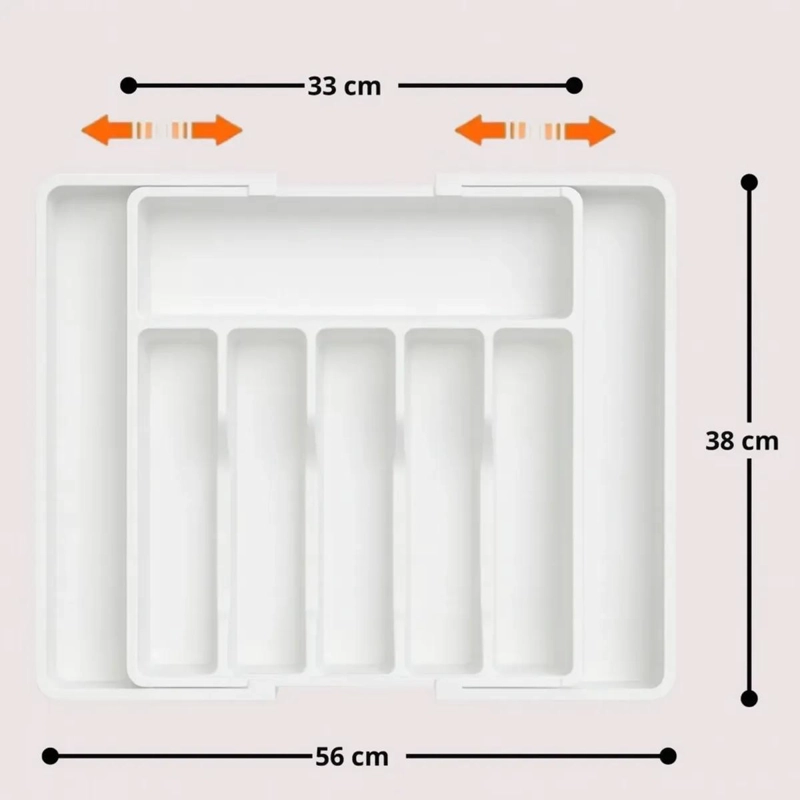 ORGANIZADOR DE CUBIERTOS EXTENSIBLE Y EXTRAIBLE - 5