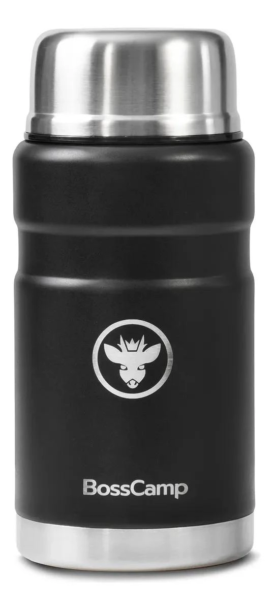 TERMO COMIDA 750 ML NEGRO ACERO INOX - 3