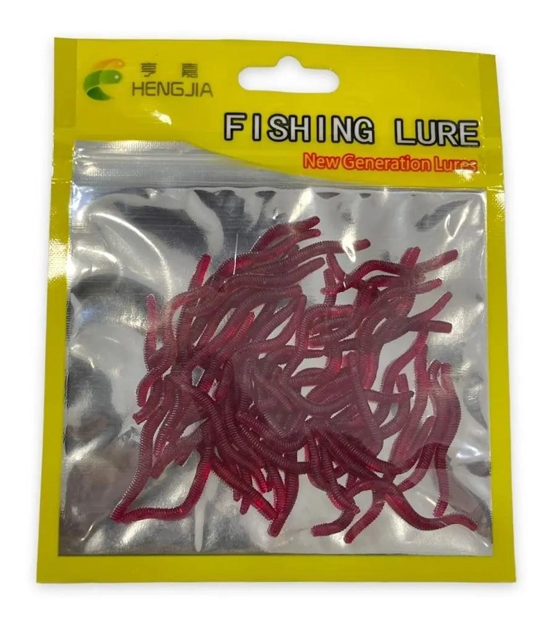 LOMBRIZ DE SILICONA 50 UNIDADES PARA PESCA - 2