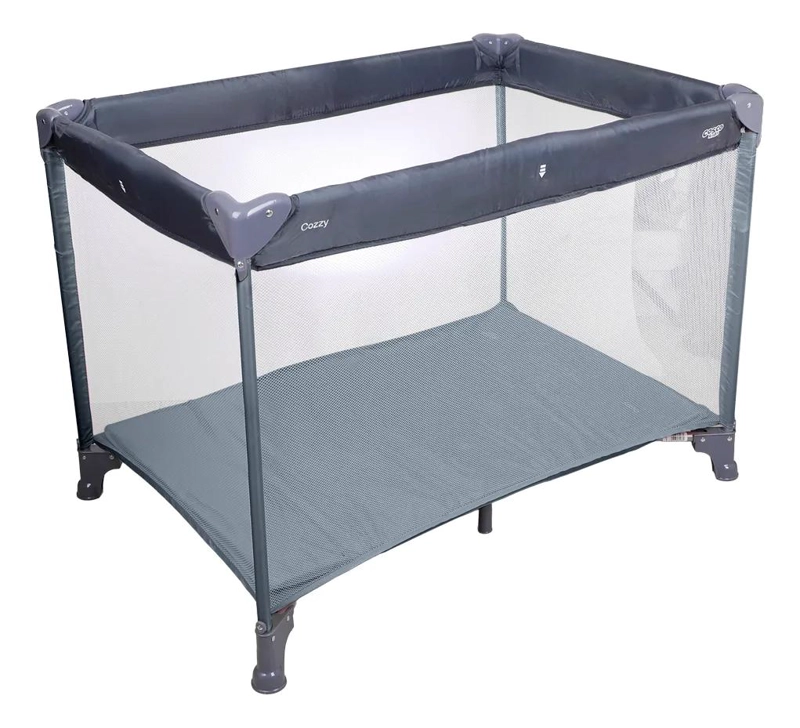 CUNA PLAYARD PLEGABLE COZZY GRIS - 1