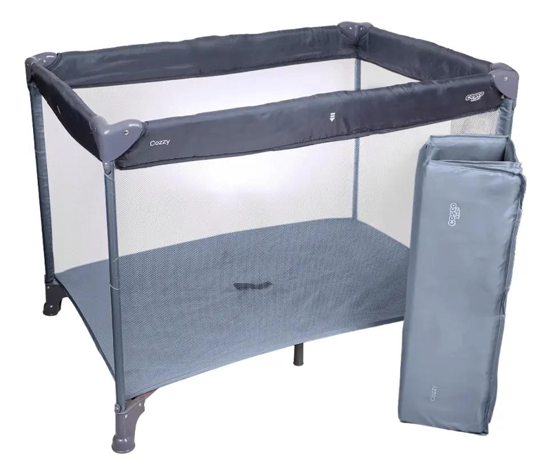 CUNA PLAYARD PLEGABLE COZZY GRIS - 2
