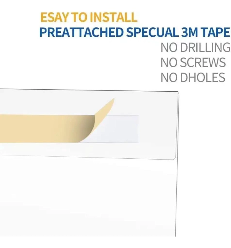 PORTA FOLLETO ACRILICO PARA PARED 6 PIEZAS A4 - 5