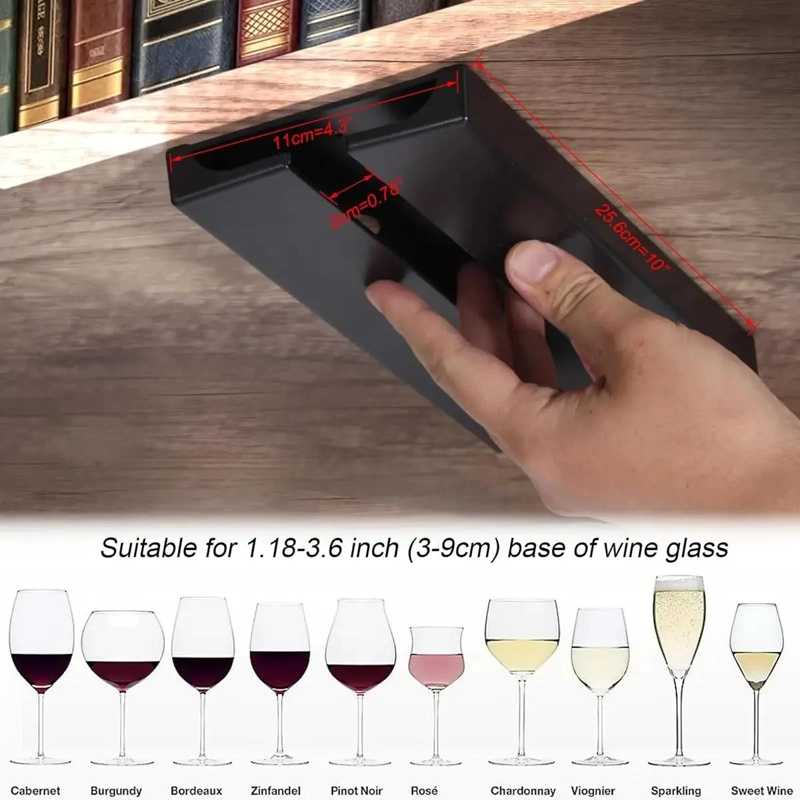 ESTANTE PARA 4 COPAS DE VINO COLGANTE - 4