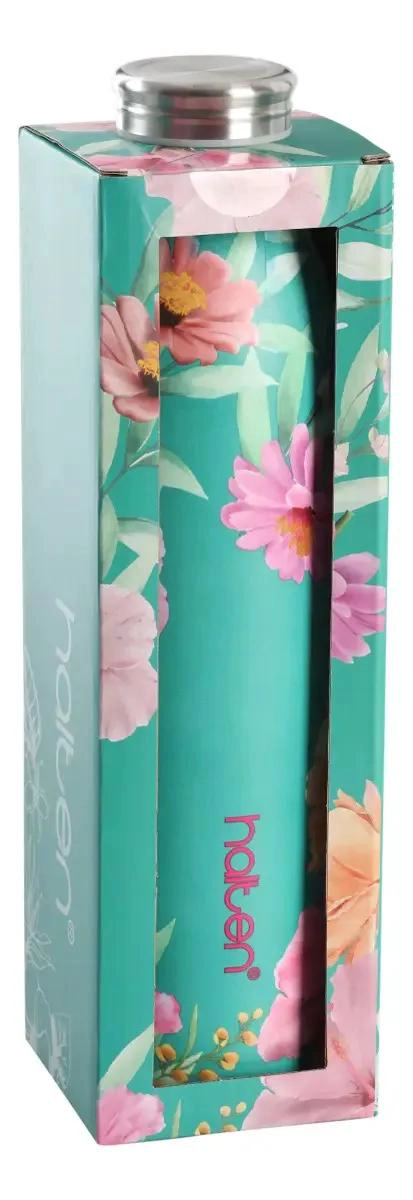 BOTELLA TERMO ACERO INOXIDABLE 750 ML FLORES - 2