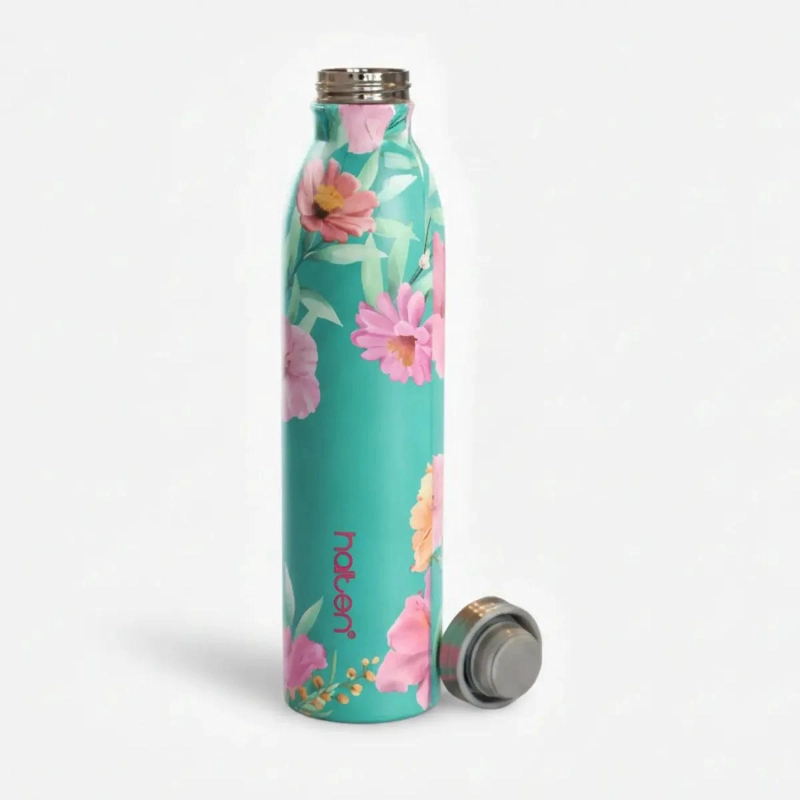BOTELLA TERMO ACERO INOXIDABLE 750 ML FLORES - 3