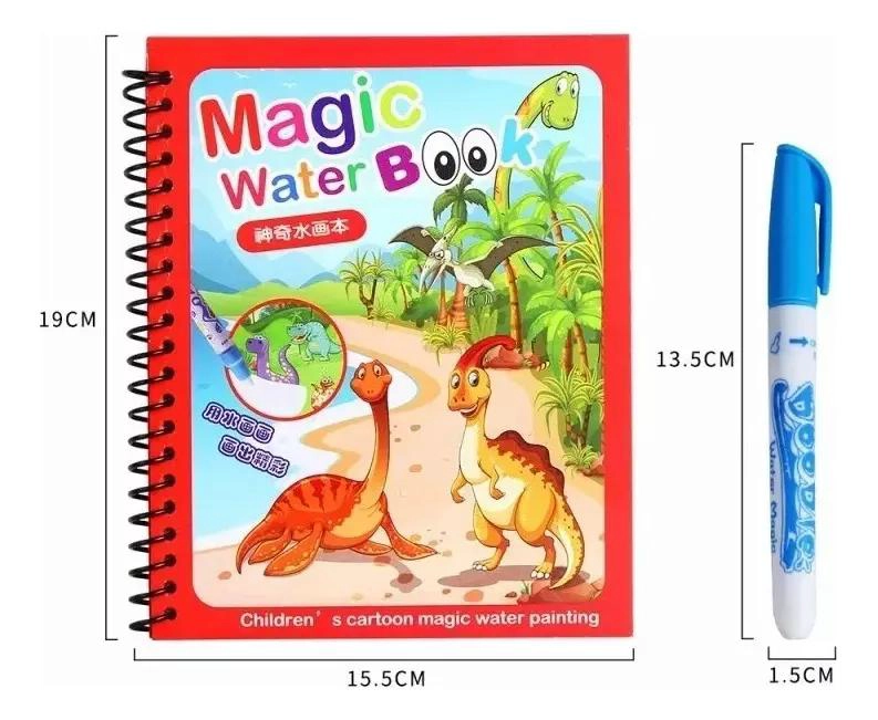 3 LIBROS DE PINTURA CON AGUA PARA NIÑOS - 2