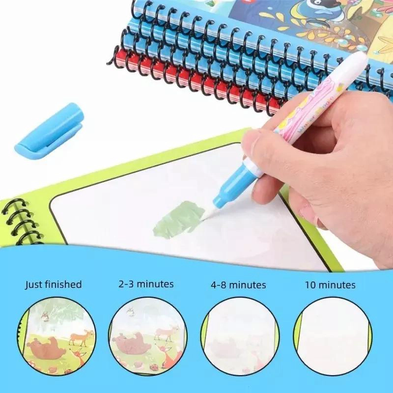 3 LIBROS DE PINTURA CON AGUA PARA NIÑOS - 3