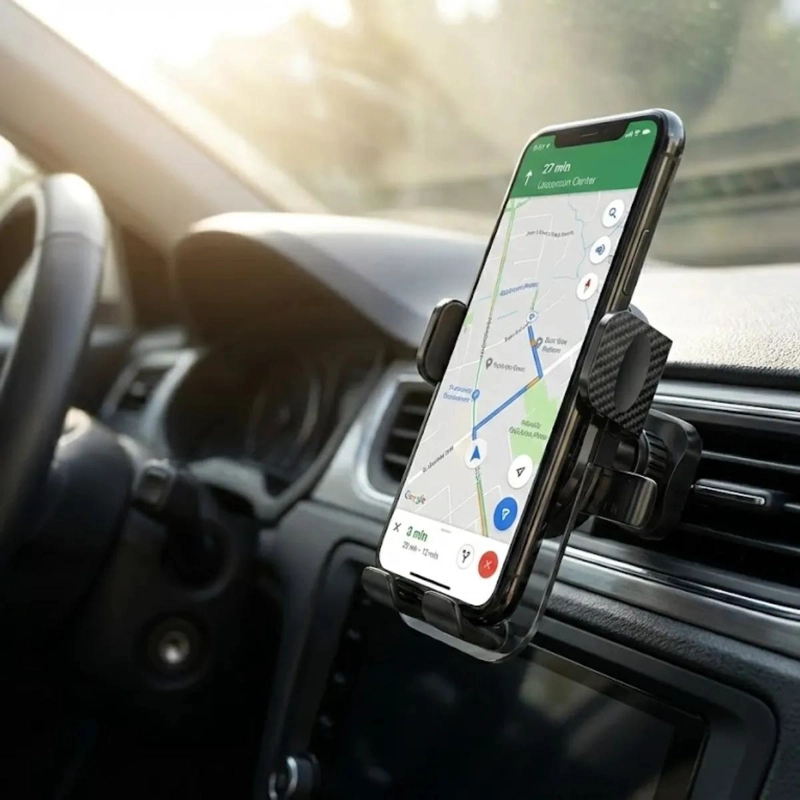 SOPORTE CELULAR AUTO REJILLA AIRE ROTACION 360 - 3