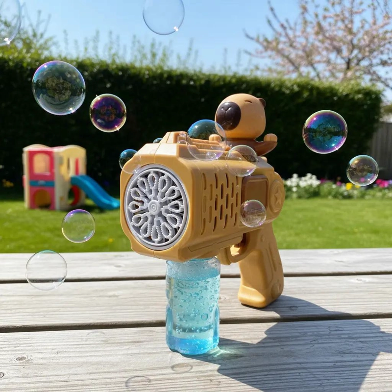 PISTOLA DE BURBUJAS DISEÑO CAPIBARA - 2