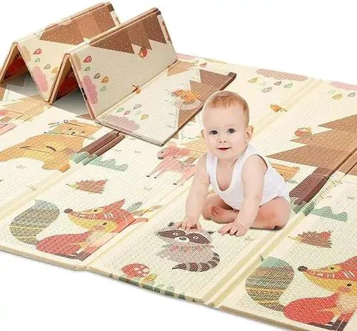 ALFOMBRA PLEGABLE ANTIGOLPES PARA NIÑOS 180X150CM - 1
